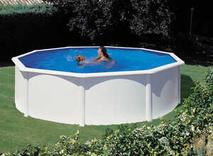 Kit piscine acier ronde Fidji - Ø 2.40 x 1.20 m