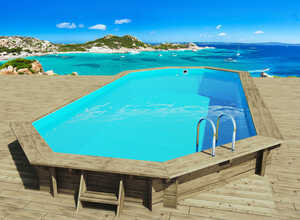 Piscine bois Ibiza - 8.57 x 4.57 x 1.31 m Piscine bois Ibiza - 8.57 x 4.57 x 1.31 m