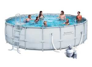 Piscine tubulaire ronde - 5.49 x 1.32 m