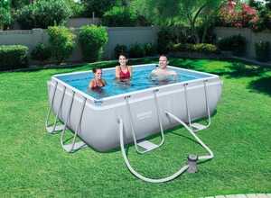 Piscine rectangulaire Power Frame Pools - 2.82 x 1.96 x 0.84 m Piscine rectangulaire Power Frame Pools - 2.82 x 1.96 x 0.84 m