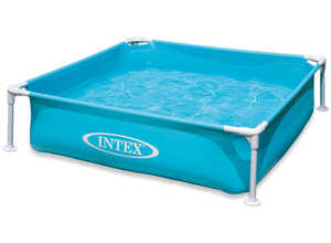 Piscine tubulaire carrée 1,22 x 1,22 x 0,30 m - Intex