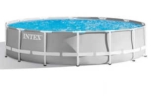 Piscine tubulaire ronde prism frame intex Ø 3.66 x 1.22 m