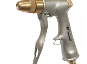 Pistolet métal / laiton peint + raccord rapide - RIBIMEX Pistolet métal / laiton peint + raccord rapide - RIBIMEX