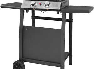 Plancha au gaz MALAGA - 2 brûleurs 5kW + chariot - HAPPY GARDEN