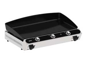 Plancha gaz 3 brûleurs Chambord 75 - 74 x 38 cm - 7,5 kW