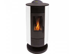 INTERSTOVES Poêle à granulés CORA 9 KW blanc - INTERSTOVES - CORA9KWBLANC
