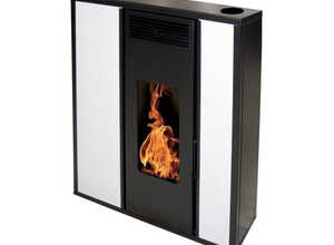 INTERSTOVES Poêle à granulés TESSA 10 KW étanche concentrique blanc - INTERSTOVES - T10KWCB