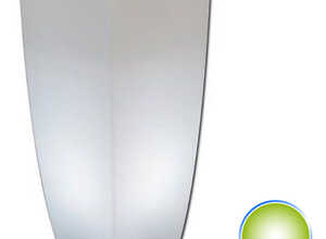 Pot de Fleurs Agave Carré avec Lampe Verte H90 40x40 cm - TKM Pot de Fleurs Agave Carré avec Lampe Verte H90 40x40 cm - TKM