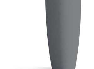 Pot de Fleurs Agave en Résine Rond Gris H90 Ø 40Cm - TKM Pot de Fleurs Agave en Résine Rond Gris H90 Ø 40Cm - TKM