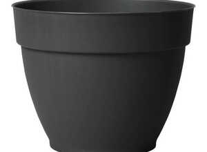 DEROMA Pot Ninféa a réserve d'eau - 26 x 26 x 21 cm - 7,5 L - Anthracite DEROMA Pot Ninféa a réserve d'eau - 26 x 26 x 21 cm - 7,5 L - Anthracite