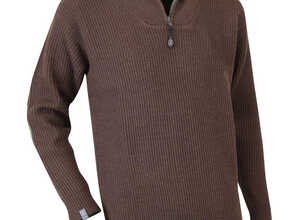 Pull col camionneur Cacao LMA Marron XXL