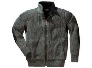 Pull zippé MEMPHIS Taille M, gris moucheté - FP