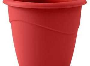 EDA Pot rond non percé Marina ?35cm - Contenance 16L - Rouge rubis