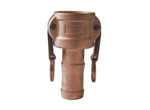 Raccord Camlock femelle - embout cannelé en laiton - Type C - Femelle camlock 4'' - embout cannelé 100mm - MULTITANKS