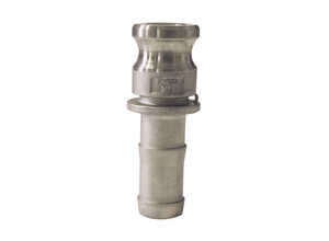 Raccord camlock male - embout cannelé en inox - Type E - Male camlock 3'' - embout cannelé 75 mm - MULTITANKS