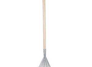 Rateau à feuilles en bois et zinc pour enfant Rateau à feuilles en bois et zinc pour enfant