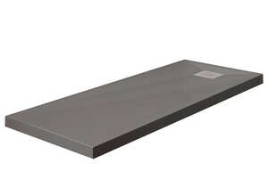 Receveur rectangulaire Kinecompact - Gris mat - 160 x 90 cm Receveur rectangulaire Kinecompact - Gris mat - 160 x 90 cm