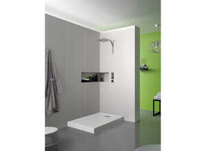 Receveur rectangulaire Kinecompact - Blanc - 160 x 90 cm Receveur rectangulaire Kinecompact - Blanc - 160 x 90 cm