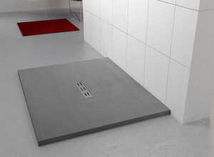 Receveur Kinestone - Anthracite aspect ardoise - 100 x 100 cm Receveur Kinestone - Anthracite aspect ardoise - 100 x 100 cm