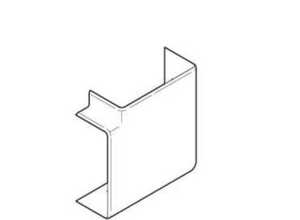 REHAU - Angle plat 130x55 pour goulotte d'appareillage Clidi - 17696341100