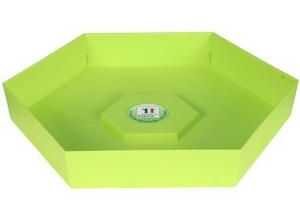 RIVIERA Soucoupe Octogonale  - Vert Anis
