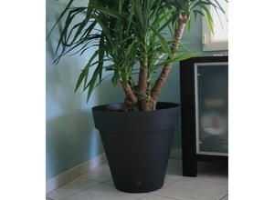 RIVIERA Pot LOFT avec réserve d'eau diam?tre 50 cm noir