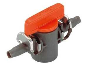 Robinet d'arrêt micro-drip 4,6mm (2 pièces) - GARDENA