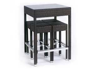 Ensemble Alto - Table haute + 4 tabourets Ensemble Alto - Table haute + 4 tabourets