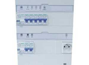 SCHNEIDER - Tableau monté câblé XE 2R 13 modules 2ID + 7 disjoncteurs + 1 prise - SCHN002B
