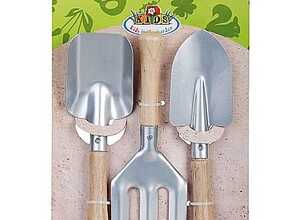 Set de jardinage pour enfants en zinc Set de jardinage pour enfants en zinc