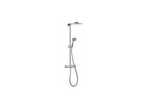 Hansgrohe 27160000 Flexible de douche Showerpipe Raindance DN 15 Air, douche de tête 240 mm (Chromé)