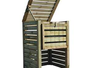 Bac à compost en bois Colorado grand modèle - 800 L Bac à compost en bois Colorado grand modèle - 800 L