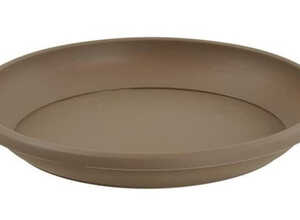Soucoupe Ø15 cm pour pot de fleur Marina Ø18 cm - Taupe - EDA Soucoupe Ø15 cm pour pot de fleur Marina Ø18 cm - Taupe - EDA