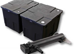 SunSun Kit de filtration de bassin 60000l avec 24W UVC Stérilisateur - WILTEC SunSun Kit de filtration de bassin 60000l avec 24W UVC Stérilisateur - WILTEC