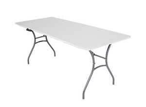 Table de jardin pliante - 1,83 x 0.76 x 0.74 cm Table de jardin pliante - 1,83 x 0.76 x 0.74 cm