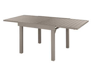 Table extensible carrée alu Piazza 4/8 places Tonka - Hespéride Table extensible carrée alu Piazza 4/8 places Tonka - Hespéride