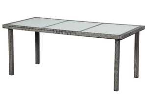 Table de jardin St Tropez 6 - Florida - 150 x 90 x 74 cm - Gris Table de jardin St Tropez 6 - Florida - 150 x 90 x 74 cm - Gris