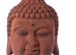 Tête de Bouddha 52cm en magnésium brut - L 30.5 x l 30.5 x H 52 - MA MAISON MES TENDANCES