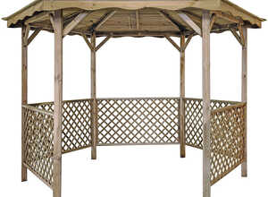 Tonnelle de jardin en bois Lora - BURGER JARDIPOLYS Tonnelle de jardin en bois Lora - BURGER JARDIPOLYS