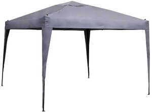 Tonnelle de jardin EasyUp 3 x 3 m Ardoise - HESPERIDE Tonnelle de jardin EasyUp 3 x 3 m Ardoise - HESPERIDE