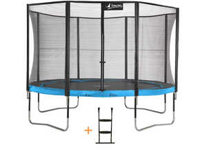 Trampoline Punchi 360 Atoll - filet + échelle - 4 pieds Trampoline Punchi 360 Atoll - filet + échelle - 4 pieds