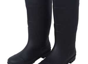 vidaXL Bottes en caoutchouc taille 40 noir
