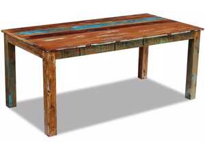 vidaXL Table de salle à manger Bois récupération 180x90x76 cm