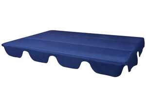 vidaXL Toit de rechange pour balançoire jardin Bleu 249 x 185 cm