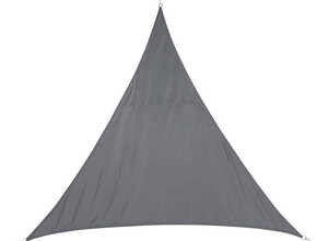 Voile d'ombrage triangulaire 4 x 4 x 4 m Curacao - Gris - HESPERIDE