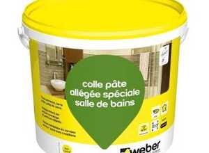 WEBER - Colle carrelage pâte Weber Adhésif allégé haute performance 17kg classe D2ET - 16000129