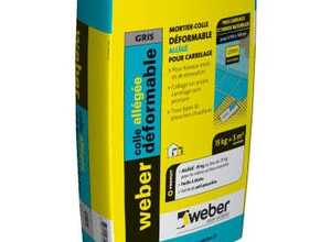 WEBER - Colle carrelage poudre allégée et déformable gris C2S1 TE 3kg 11101664