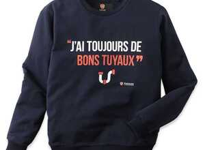 Ysweat- Sweat à message - Homme - taille : L - couleur : Bleu - PARADE